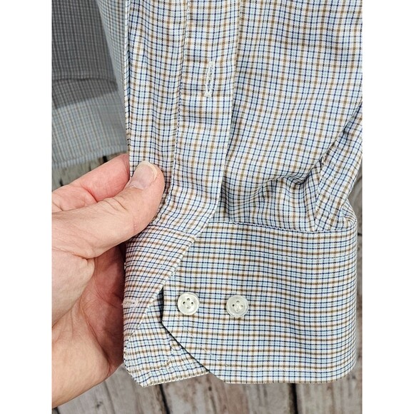 PETER MILLAR Men's XL Flex Finish Button Down Long Sleeve Dress Shirt EUC - Picture 5 of 8